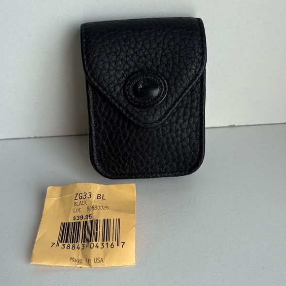 Dooney & Bourke all weather leather Snap Button Strap Caddy Purse bag accessory - Picture 5 of 15